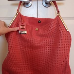 Roberto Cavalli vintage short-handle coral bag